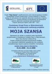 plakat projektu Moja Szansa 2008