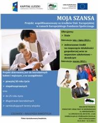 plakat projektu Moja Szansa 2012